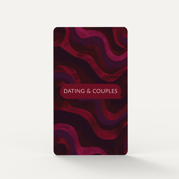 Dating & Couples Question Card Deck Back of Card